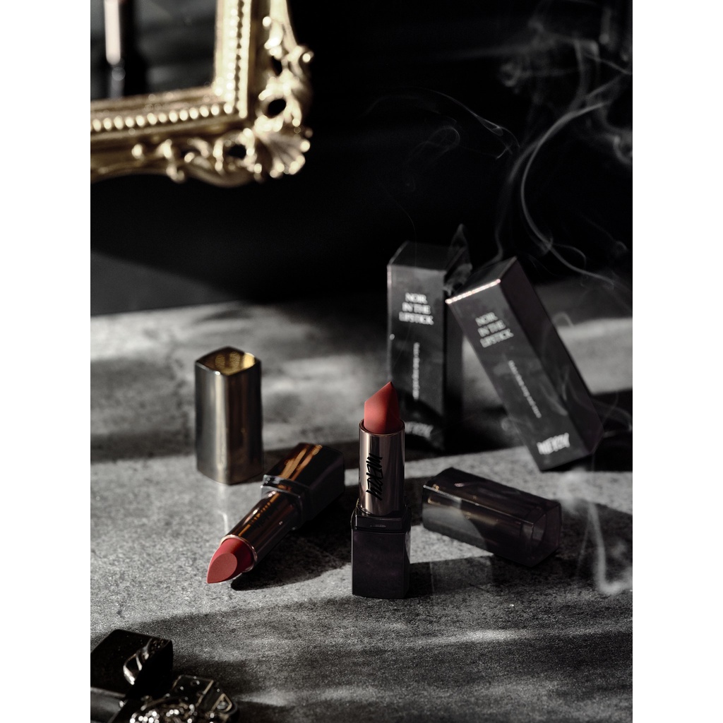 [Ver Noir] Son thỏi siêu lì, mịn mượt Hàn Quốc Merzy The First Lipstick