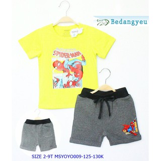 BỘ SIÊU NHÂN BÉ TRAI THƯƠNG HIỆU YO YO SIZE 2,3,7,9t