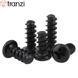 Vít bake đầu cầu ren thô mạ đen PB M2,5 M3