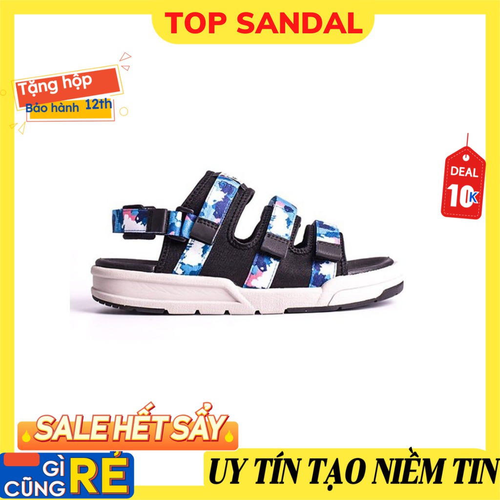 Giày Sandal Vento nữ nam, Sandal Vento xanh da trời SD-1001 3 quai các màu đủ size