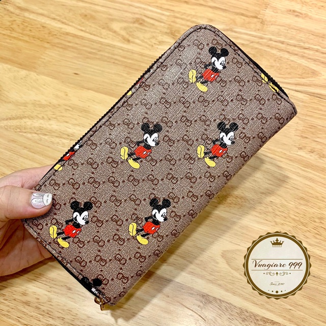 Ví bóp nữ dáng dài cầm tay đẹp giá rẻ MICKEY VD35