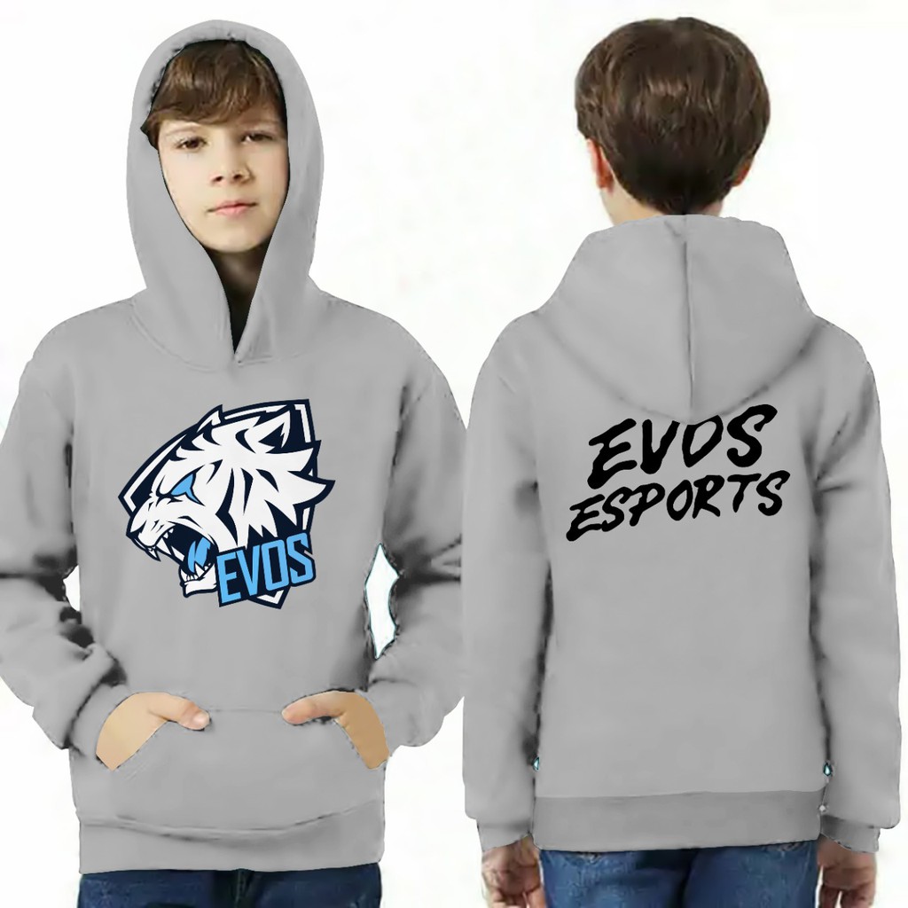 Áo Khoác Hoodie Evos Thời Trang Cho Bé 6-13 Tuổi