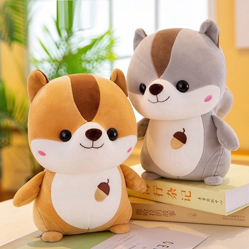 Gấu Bông Sóc Hạt Dẻ Cute Cao Cấp Kích Thước 30cm - Best Bear Shop