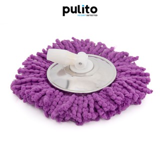 Bông lau thay thế Pulito dùng cho cây lau nhà rời hình tròn, đường kính 15 cm LS-BLT