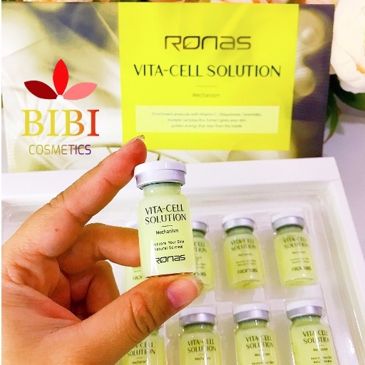 TẾ BÀO GỐC VITAMIN TRẮNG DA GIẢM NÁM RONAS STEM VITA CELL SOLUTION CHÍNH HÃNG KOREA