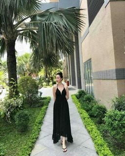 💃🤷💃Maxi hở lưng tà vát