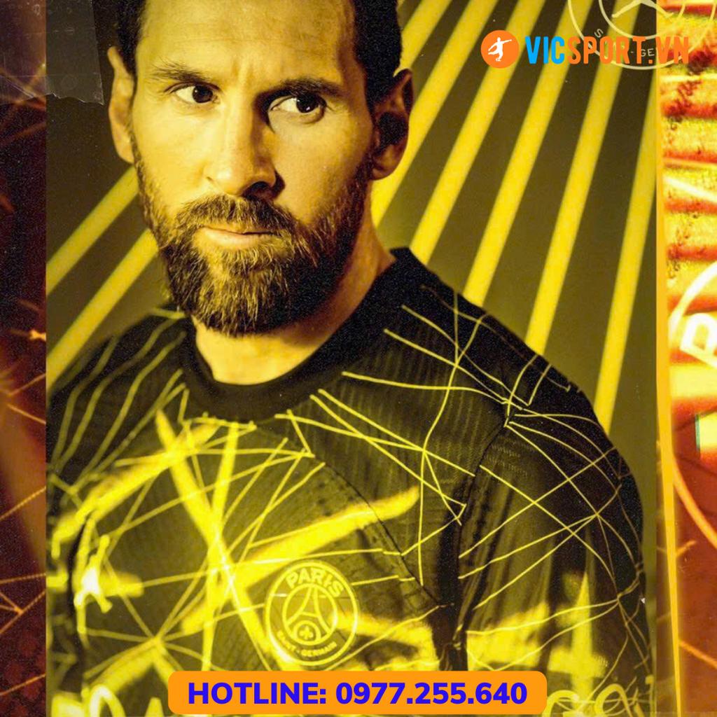 Áo Bóng Đá Paris, Quần Áo Đá Banh CLB PSG ,Câu Lạc Bộ Paris Đen Thun Lạnh mùa 2023 - Vicsport