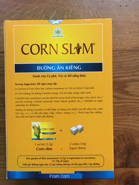☘️Đường Ngô ăn kiêng CORN SLIM ( dành cho người tiểu đường và ăn kiêng )
