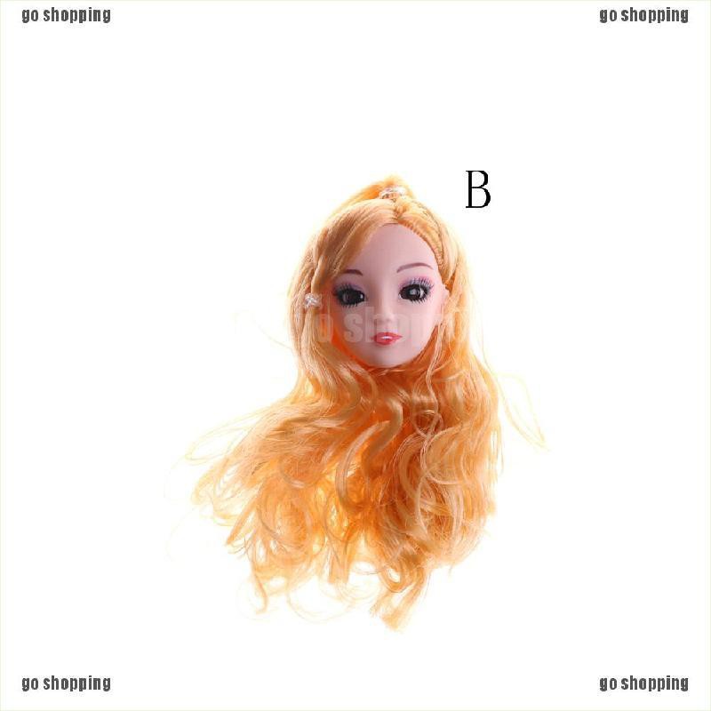 {go shopping}Quality Doll Head with Colorized straight Hair DIY Accessories For Barbie&lt;br&gt;0&lt;br&gt;0&lt;br&gt;0&lt;br&gt;0&lt;br&gt;0