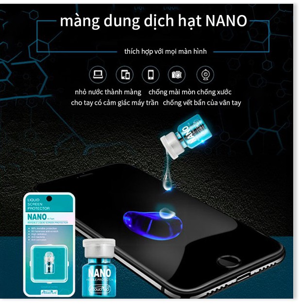 Dung dịch phủ nano cho điện thoại chống trầy xước và vân tay