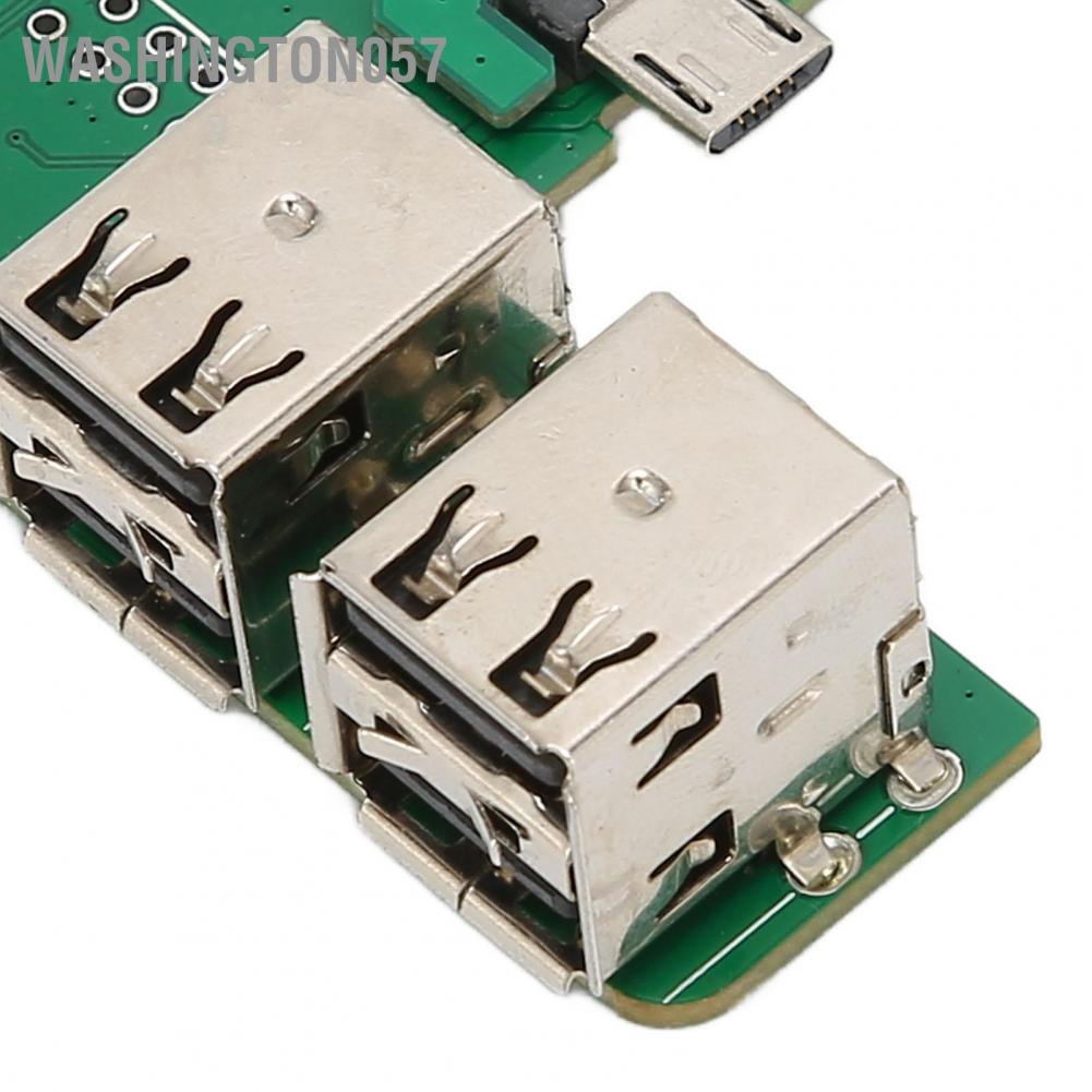 Washington057 Washington057 Bảng mở rộng 4 Giao diện đa phương tiện độ nét cao USB Female cho Raspberry Pi Zero 2W đến 3B