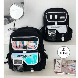 Balo CEMMERY phản quang học sinh cao cấp ( tặng kèm gim sticker + giấy thơm)
