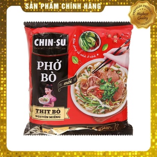 Phở bò nguyên miếng Chin-su gói 132g