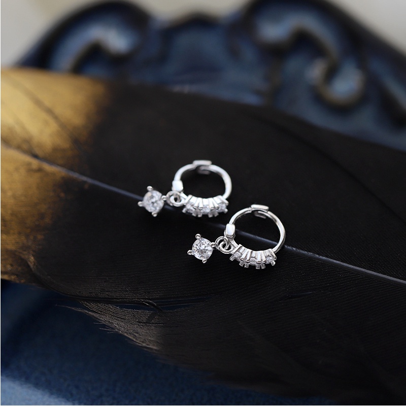 Khuyên Tai Bạc Khuyên Tai Tròn Bộ Khuyên Tai Tròn Bằng Bạc 925 Không Gây Dị Ứng Cho Nữ