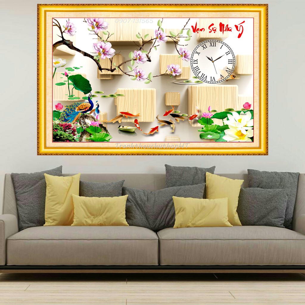 Tranh đính đá vạn sự như ý VS256 - tự đính