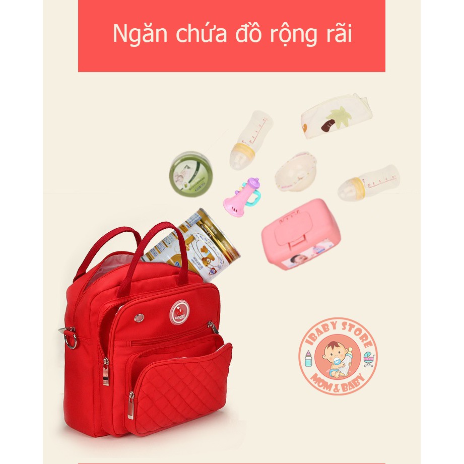 Túi Xách Balo Bỉm Sữa Mini LAGAFFE