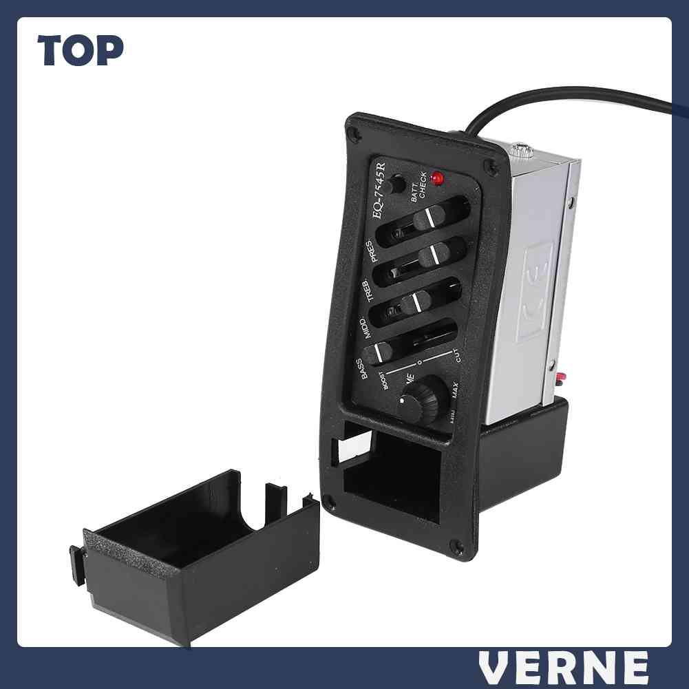 Pickup EQ-7545R 4 Band EQ Cho Đàn Guitar Acoustic