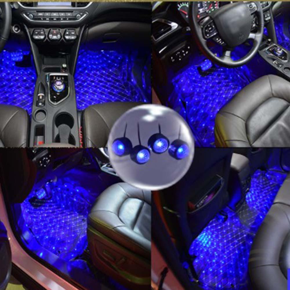 Đèn LED RGB Nhiều Chế Độ Điều Khiển Âm Thanh Chống Ăn Mòn Chất Lượng Cao Cho Xe Hơi