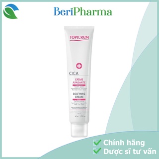 Topicrem Kem Làm Lành Da, Dưỡng Ẩm, Chống Nhiễm Khuẩn CICA Repair Cream 40ml