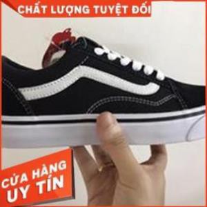 [Hàng Sẵn] [FullBox& Free Ship] Giầy VANS Old đen kẻ trắng 2020 Cao Cấp [ SL  ib ] 👟 :)) , $