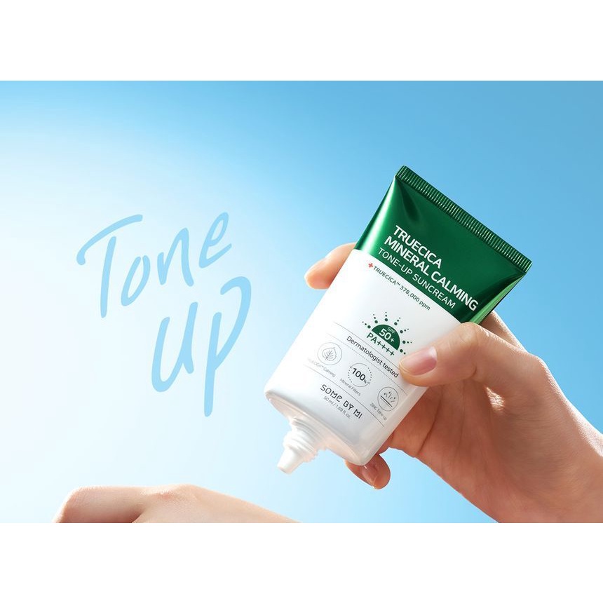 [MẪU MỚI] Kem Chống Nắng Some By Mi Trucica Mineral Calming Tone Up Suncream SPF50+/PA+++ 50ml