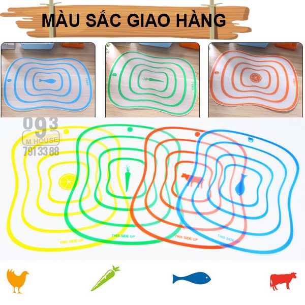 Thớt Nhựa,Thớt Nhà Bếp 30x23 cm