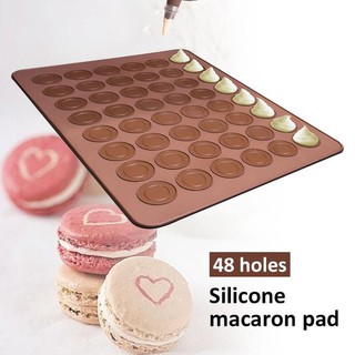 Tấm nướng macaron silicon 48 ô