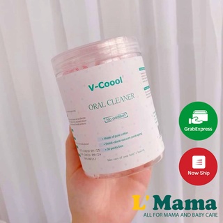 Hộp 30 que gạc rơ lưỡi vcool kháng khuẩn đã tiệt trùng vệ sinh răng miệng cho bé/ tưa luỡi vcool