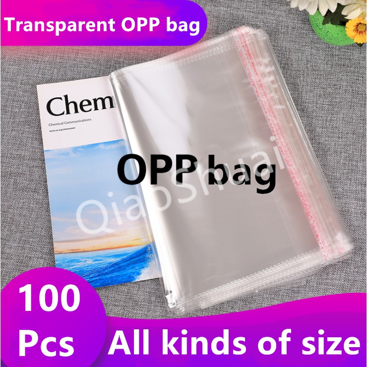 Bán buôn túi nhựa trong suốt OPP (100 chiếc)