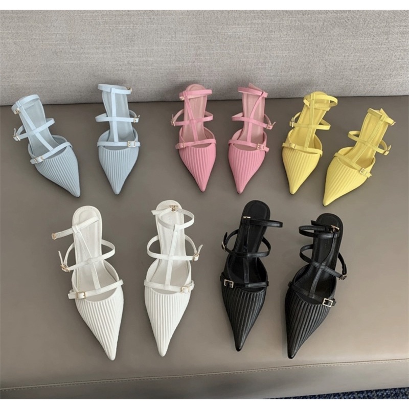 Sandals gót thấp ko