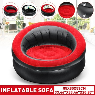Ghế sofa lười bơm hơi thích màu đỏ / đen đẹp mắt