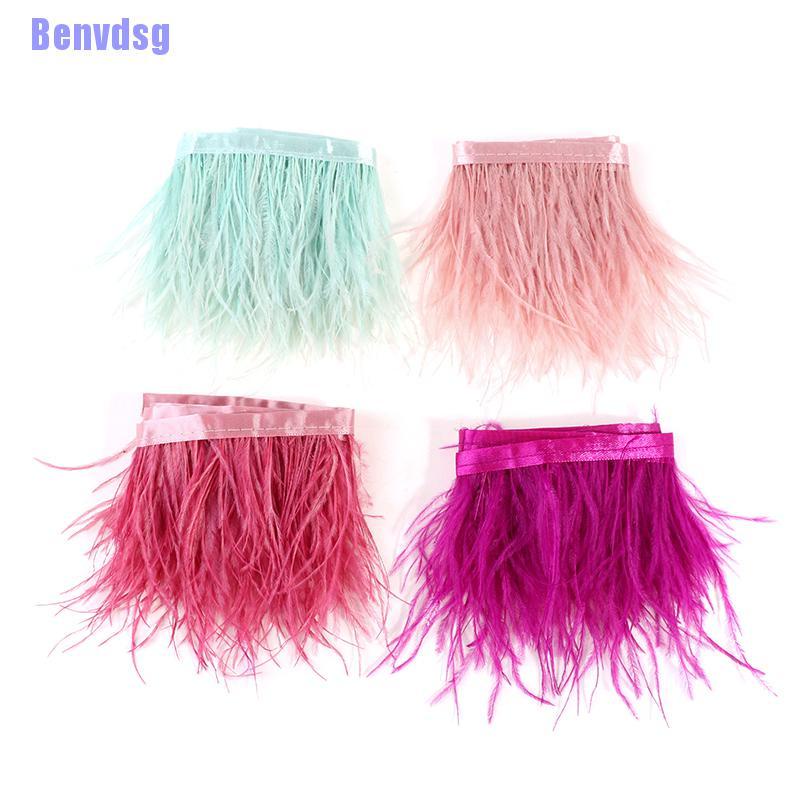 Dây Ruy Băng Lông Đà Điểu Rộng 8-10cm Đa Năng Trang Trí Đầm Cưới