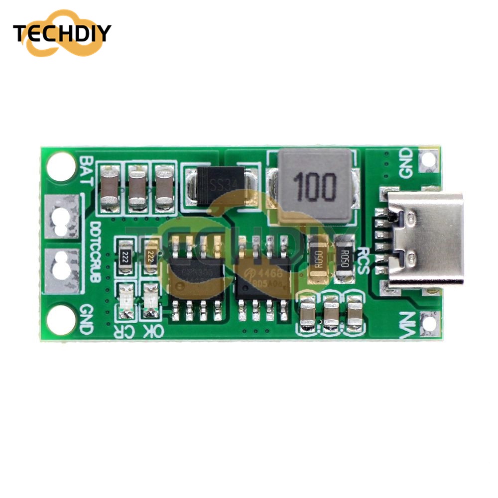 Bộ Sạc Pin Li-Ion Từ 2S 3S 4S Type-C Sang 8.4V 12.6V 16.8V 18650 Lithium
