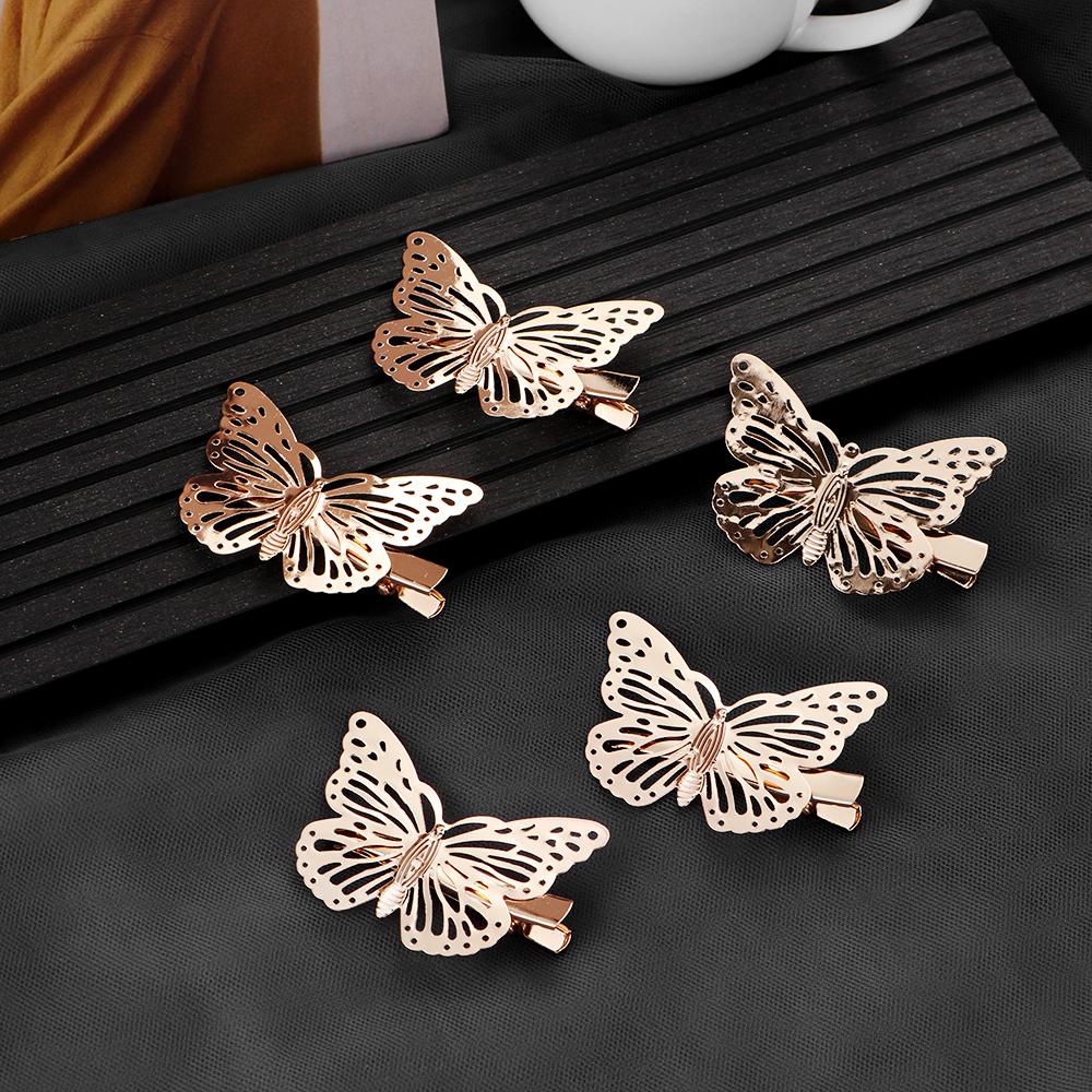 Kẹp Tóc Hình Bươm Bướm Dành Cho Nữ|Băng Đô Cài Tóc Cô Dâu Đính Đá Sang Trọng