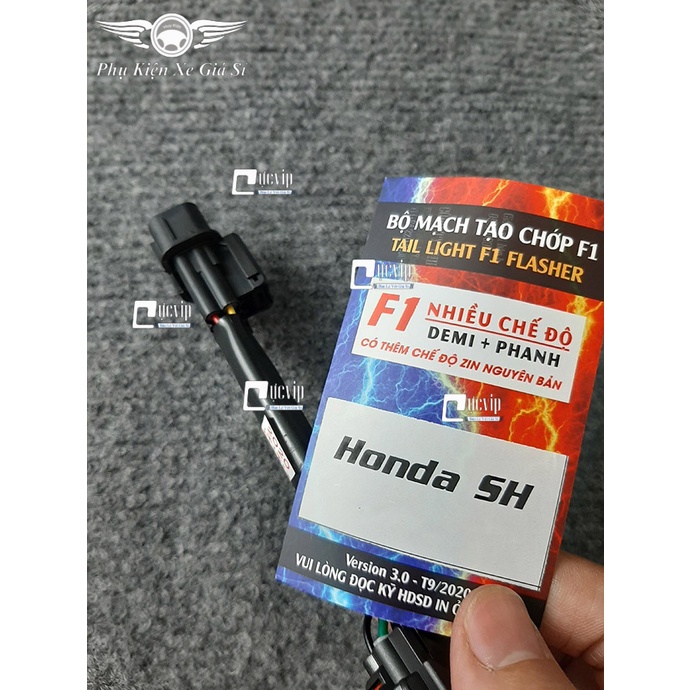 [Sale khủng] Mạch Nháy Sẵn Giắc Zin Tạo Chớp Stop F1 Nhiều Kiểu Nháy Cho SH 2017 - 2019, SH 2020 - 2022 4211