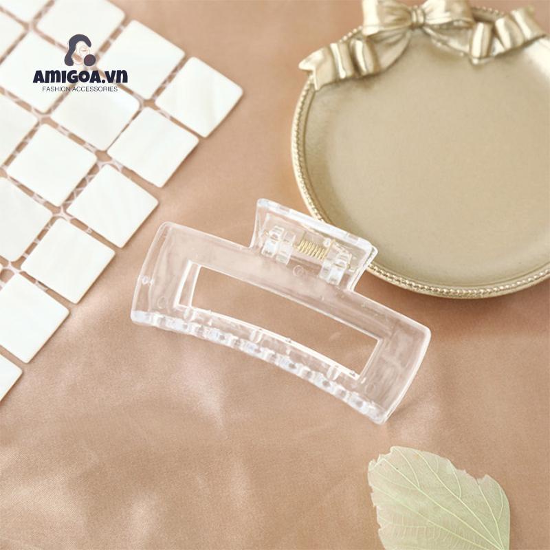 ✨✨Kẹp Tóc Mini Màu Thạch Thiết Kế Đơn Giản Dễ Thương Cho Bé Gái