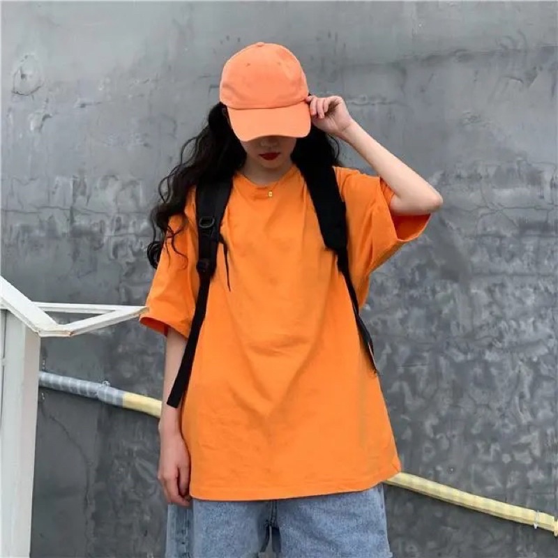 Áo Phông Thun Nữ Nam Unisex Màu Đen Trắng Basic Cổ Tròn Phom Rộng Ngắn Tay Chất Mềm Co Dãn Thấm Mồ Hôi Hàng Quảng Châu