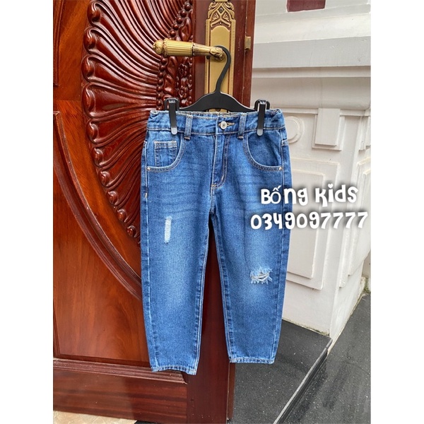 Quần Jean Bé Trai &amp; Bé Gái Rách Denim ZR