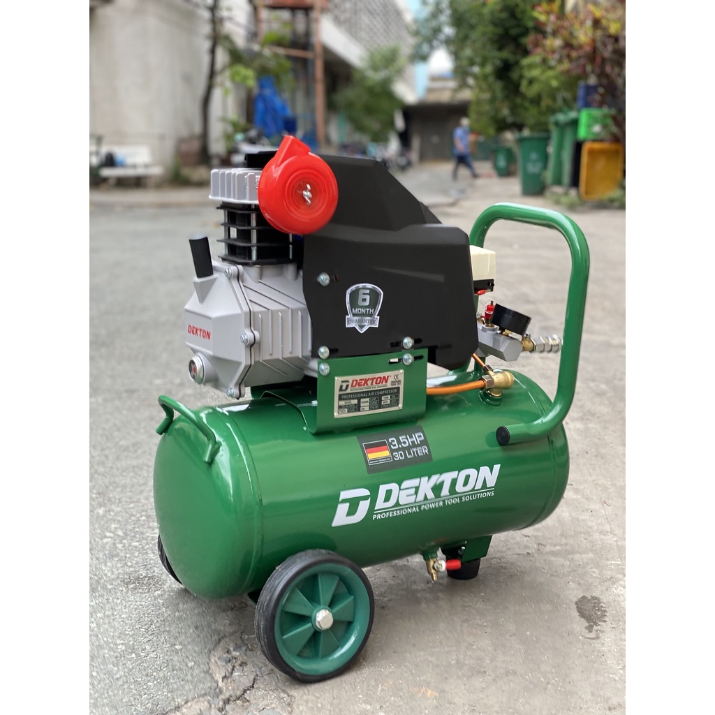 Máy Nén Khí Dekton DK-AC30DR 3.5HP/2500W/ Bình 30L - Lưu Lượng 170L/Phút