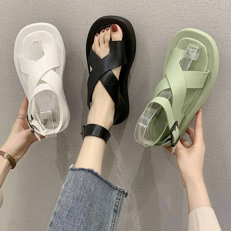 Xăng đan Đế Dày Thời Trang Hè Hàng Mới Dành Cho Nữ 2022