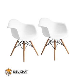 Ghế eames có tay nhập khẩu