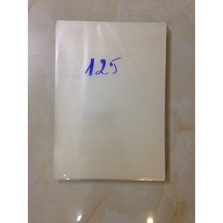 Giấy Ép Plastic A4 125 mic 220x315mm - EPA4125MIC