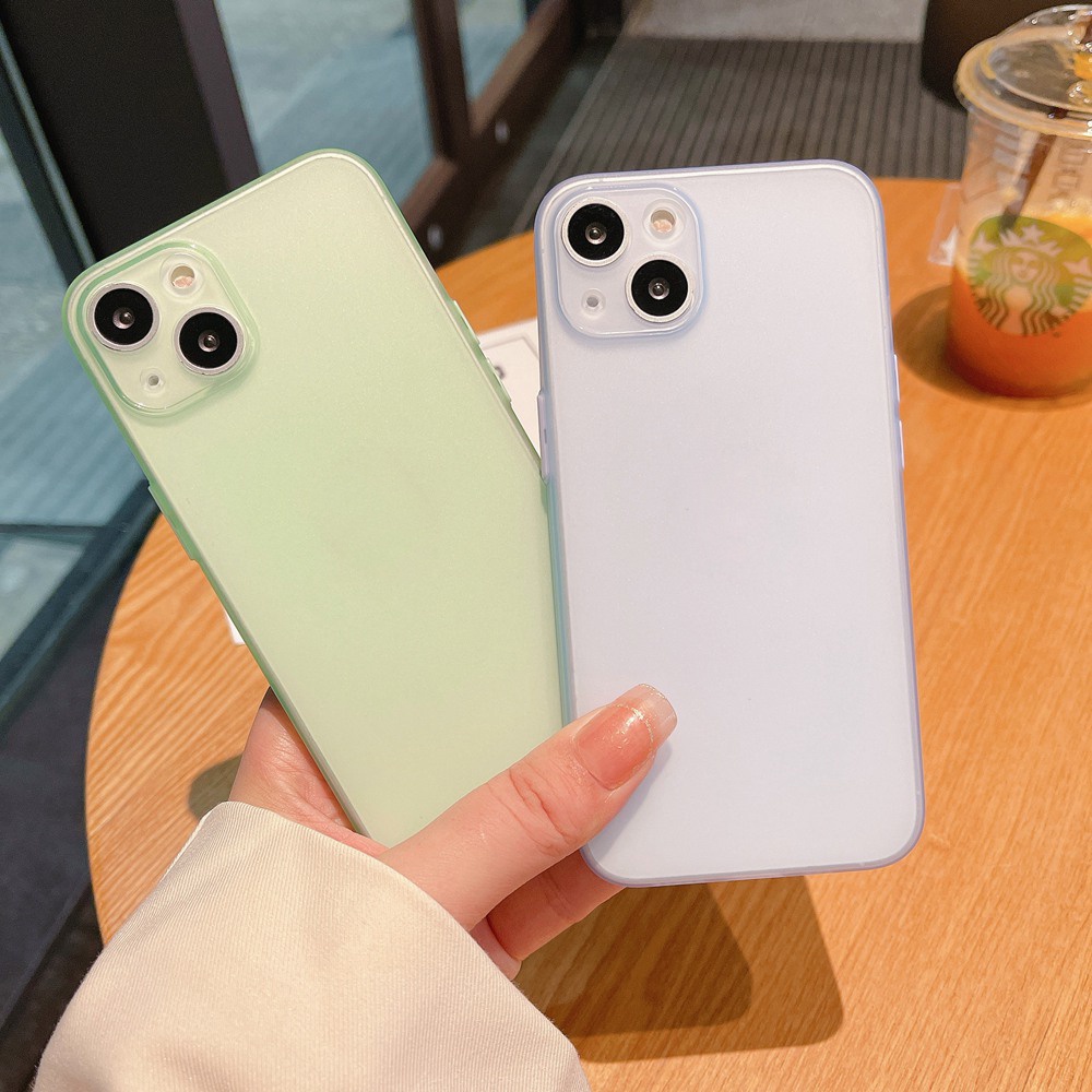Ốp Điện Thoại TPU Mềm Nhám Siêu Mỏng 0.3mm Cho iPhone 13 Pro Max 13 Pro 13 Mini