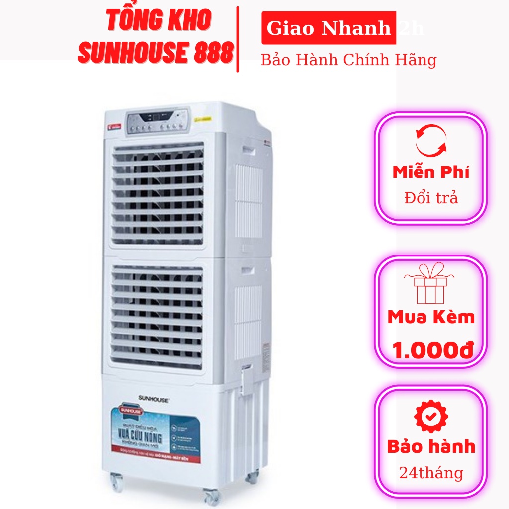 Quạt Điều Hòa Hơi Nước SUNHOUSE SHD7756