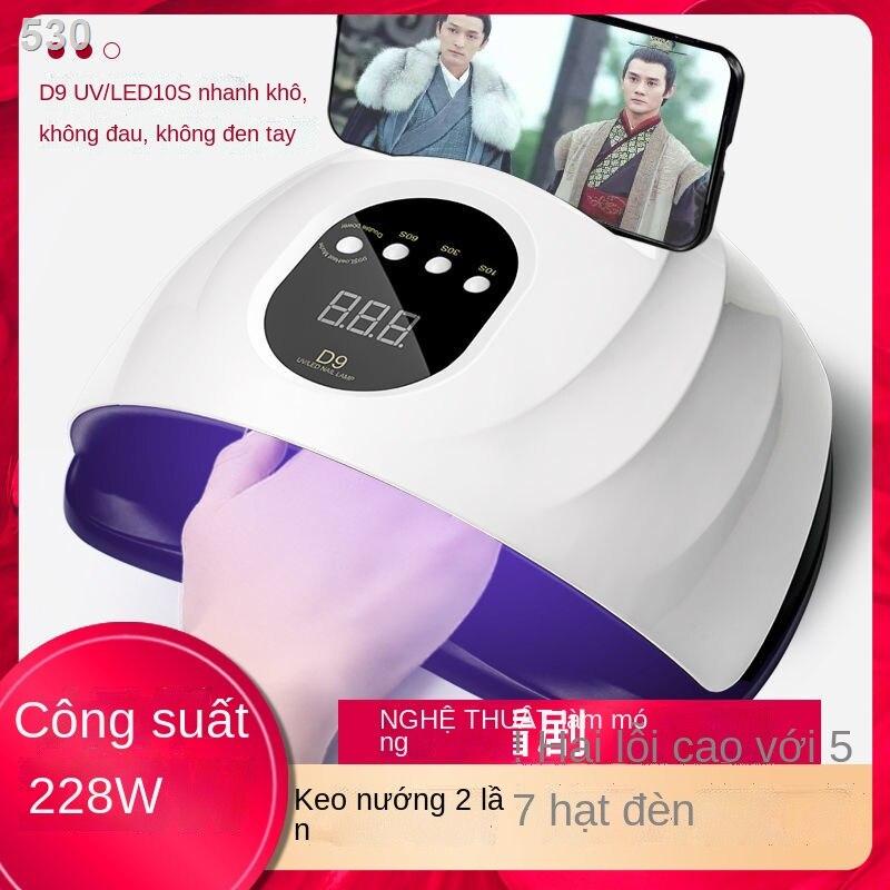 【bán chạy】Dụng cụ nghệ thuật làm móng, máy đèn chiếu công suất cao khô nhanh, cảm ứng gia dụng, không có bàn tay đen, n