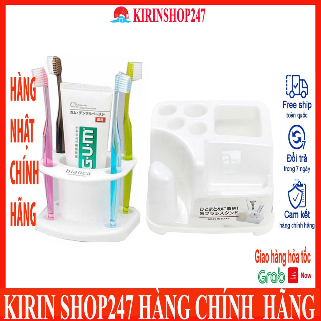 Giá cắm bàn chải kem đánh răng inomata Hàng Nhật Chính Hãng