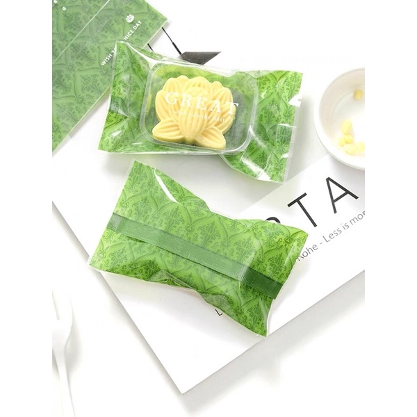 set 100 vỏ túi bánh dứa 7x12cm hàng đẹp