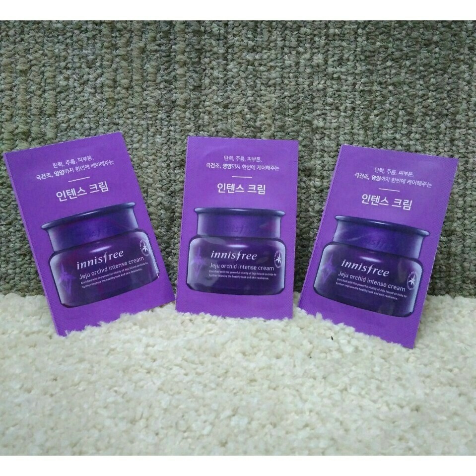 Sỉ 10 gói Sample Kem dưỡng ẩm chuyên sâu Innisfree Jeju Orchid Intense Cream