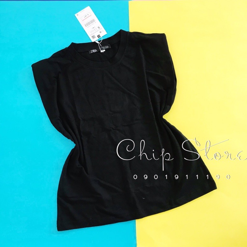 ÁO THUN ĐỘN VAI  ZARA XUẤT DƯ BASIC - ORDER