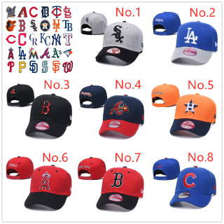 MLB Mũ Lưỡi Trai Thêu Chữ Major League Major League Thời Trang Mùa Hè Cho Cặp Đôi